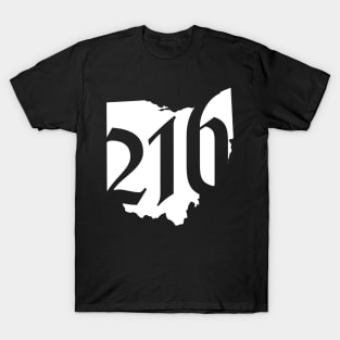 The 216 Represent Cleveland Ohio T-Design T-Shirt